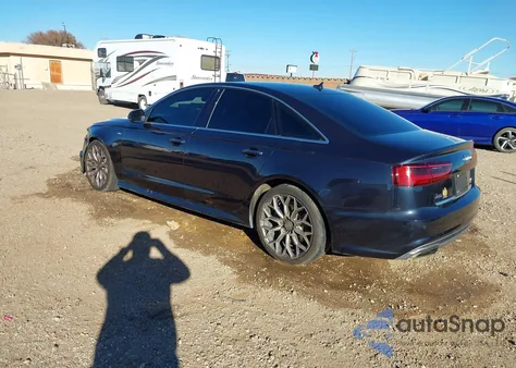 2016 Audi A6 2.0T Premium Plus из США, поврежденный, VIN WAUGFAFC7GN107190